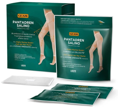 PANTADREN SALINO Getry drenujące - 3 zabiegi  (3x100ml) + spodnie sauna
